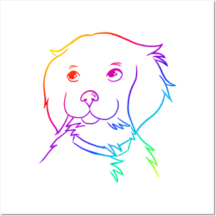 Rainbow Puppy Posters and Art